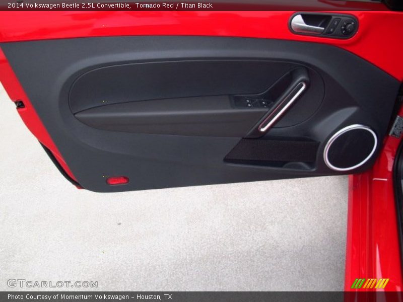 Tornado Red / Titan Black 2014 Volkswagen Beetle 2.5L Convertible