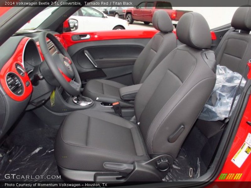 Tornado Red / Titan Black 2014 Volkswagen Beetle 2.5L Convertible