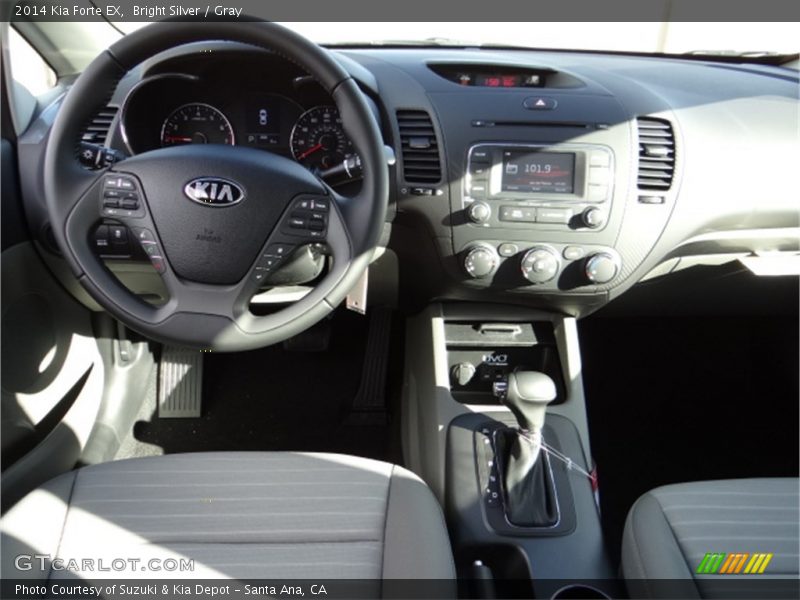 Bright Silver / Gray 2014 Kia Forte EX