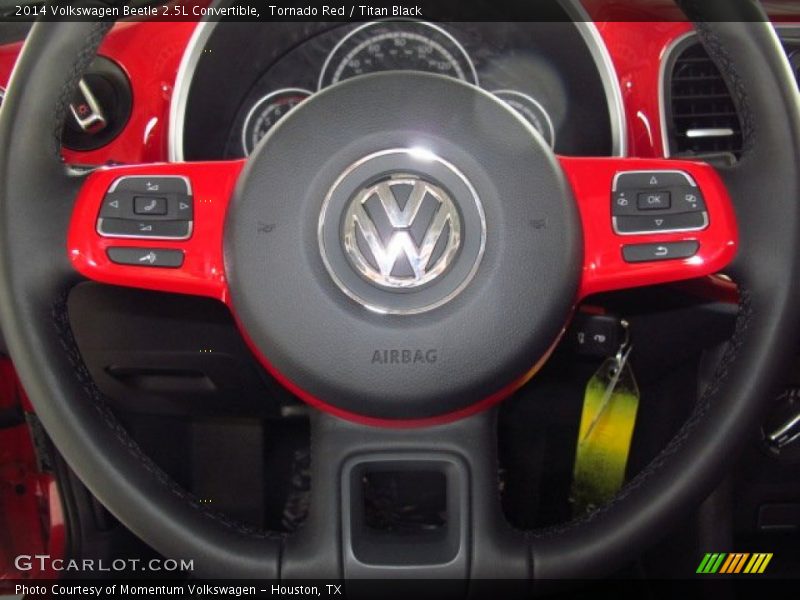 Tornado Red / Titan Black 2014 Volkswagen Beetle 2.5L Convertible