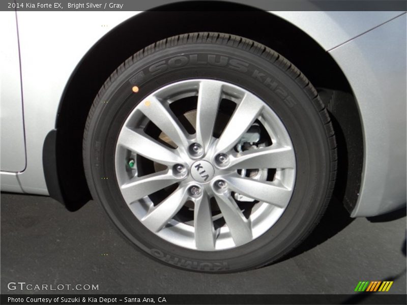 Bright Silver / Gray 2014 Kia Forte EX