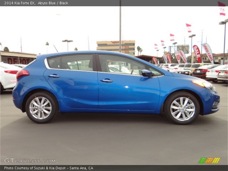 Abyss Blue / Black 2014 Kia Forte EX