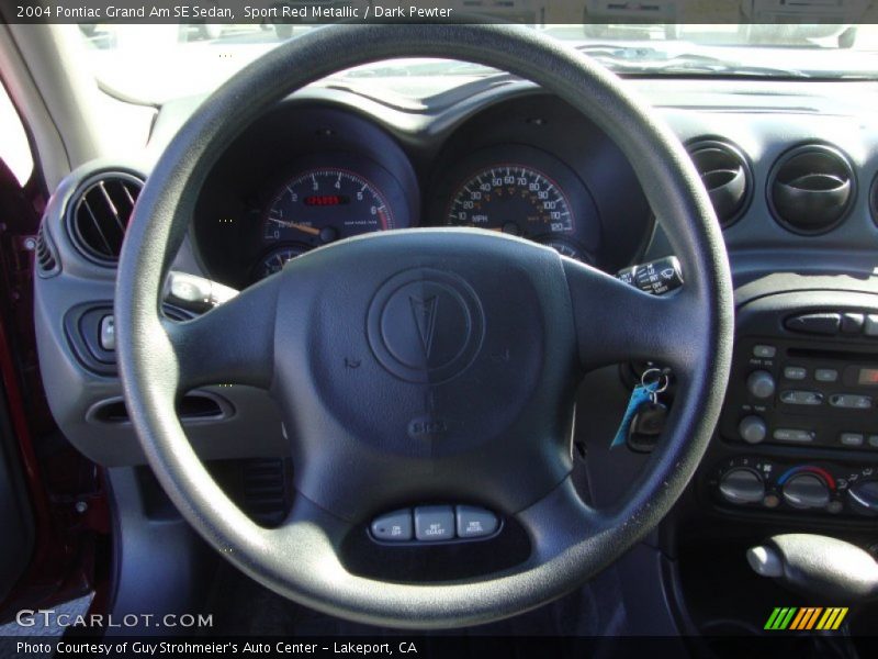 Sport Red Metallic / Dark Pewter 2004 Pontiac Grand Am SE Sedan