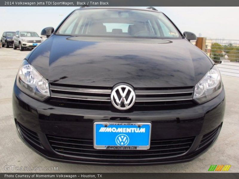 Black / Titan Black 2014 Volkswagen Jetta TDI SportWagen