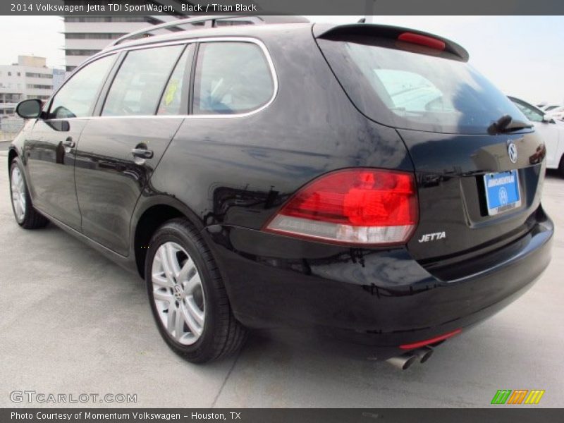 Black / Titan Black 2014 Volkswagen Jetta TDI SportWagen