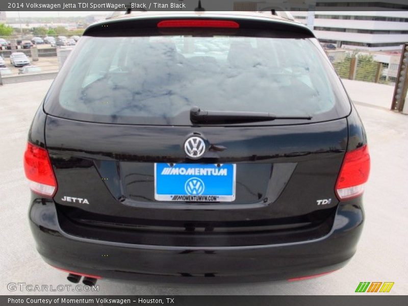 Black / Titan Black 2014 Volkswagen Jetta TDI SportWagen