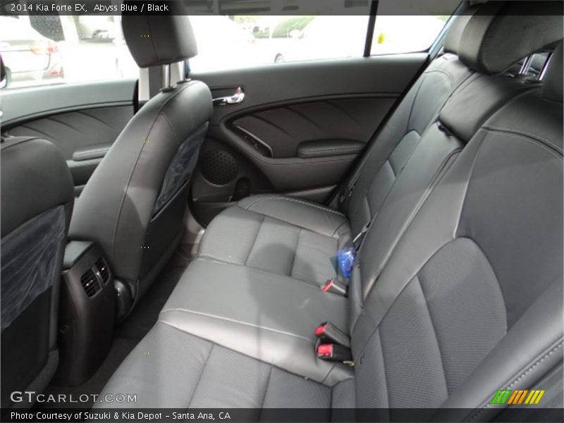Abyss Blue / Black 2014 Kia Forte EX