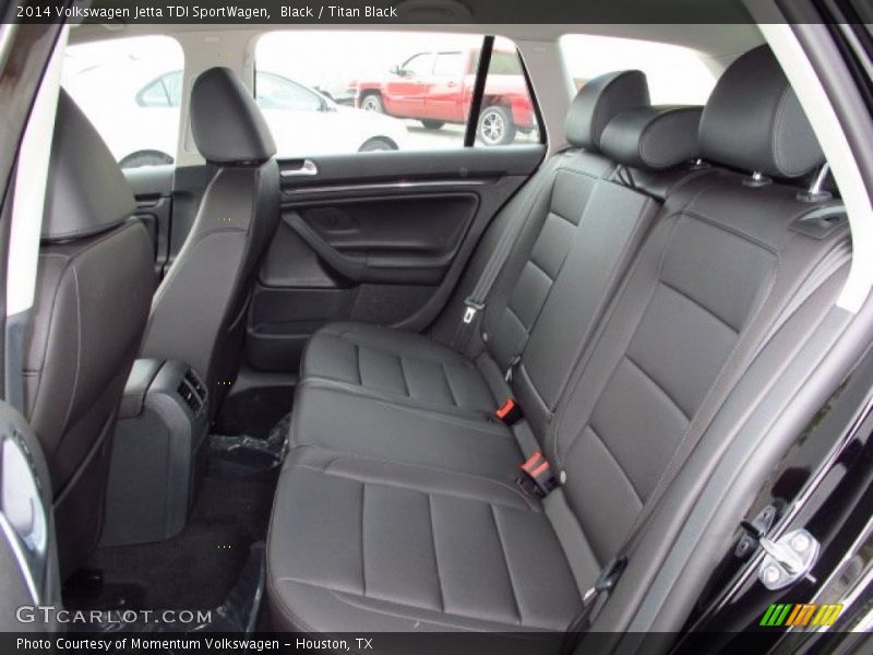 Rear Seat of 2014 Jetta TDI SportWagen