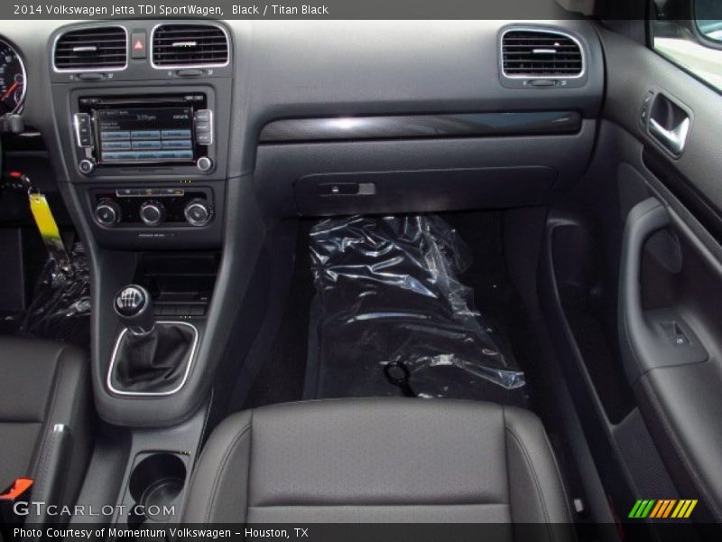 Black / Titan Black 2014 Volkswagen Jetta TDI SportWagen