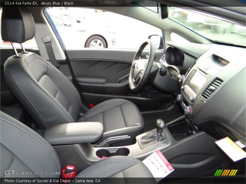 Abyss Blue / Black 2014 Kia Forte EX