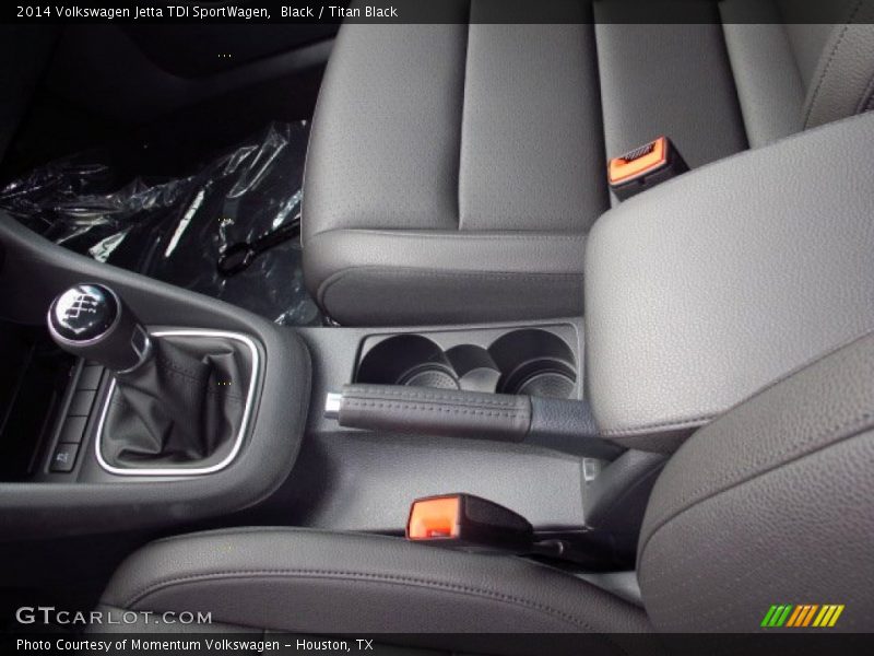 Black / Titan Black 2014 Volkswagen Jetta TDI SportWagen