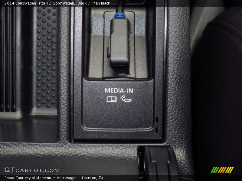 Black / Titan Black 2014 Volkswagen Jetta TDI SportWagen