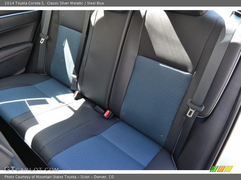 Classic Silver Metallic / Steel Blue 2014 Toyota Corolla S