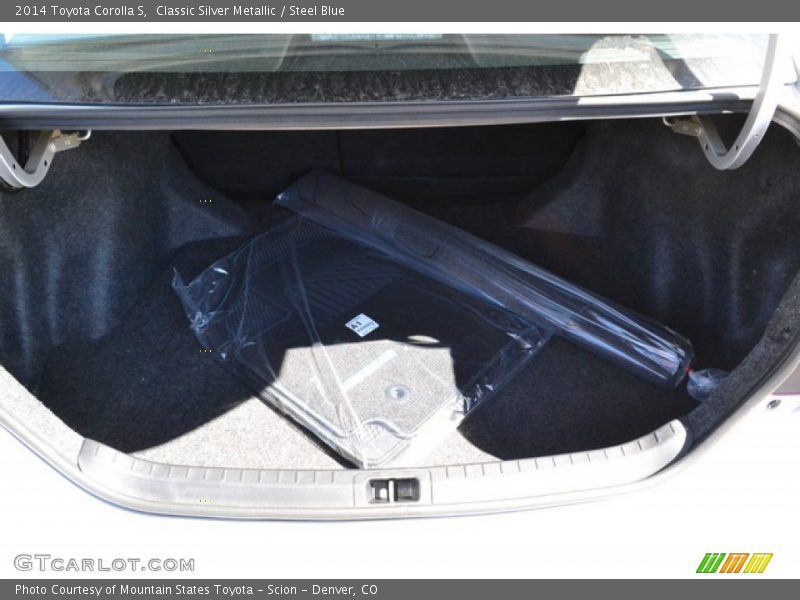 Classic Silver Metallic / Steel Blue 2014 Toyota Corolla S