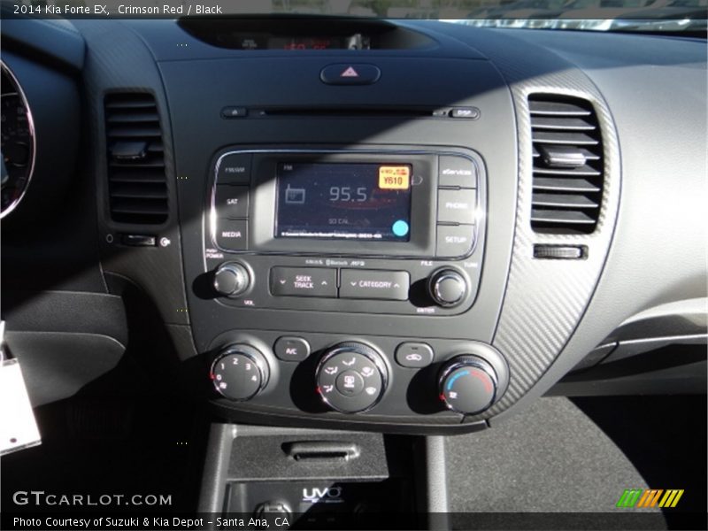 Crimson Red / Black 2014 Kia Forte EX