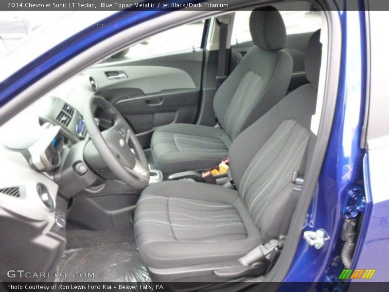 Blue Topaz Metallic / Jet Black/Dark Titanium 2014 Chevrolet Sonic LT Sedan