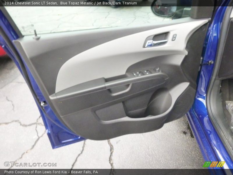 Blue Topaz Metallic / Jet Black/Dark Titanium 2014 Chevrolet Sonic LT Sedan