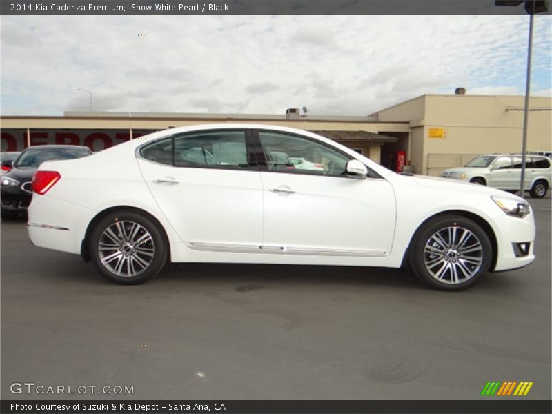 Snow White Pearl / Black 2014 Kia Cadenza Premium