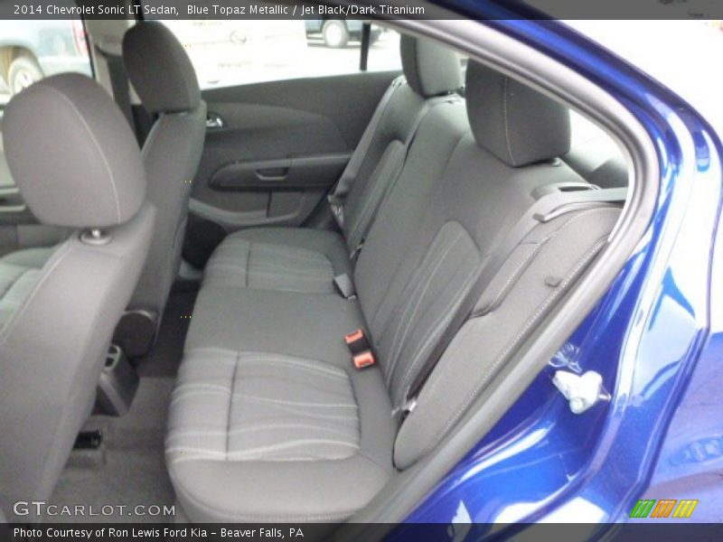 Blue Topaz Metallic / Jet Black/Dark Titanium 2014 Chevrolet Sonic LT Sedan