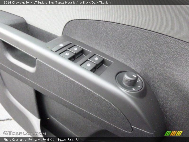 Blue Topaz Metallic / Jet Black/Dark Titanium 2014 Chevrolet Sonic LT Sedan