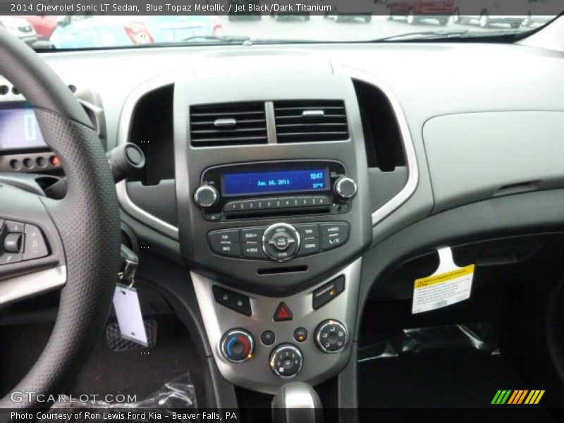 Blue Topaz Metallic / Jet Black/Dark Titanium 2014 Chevrolet Sonic LT Sedan