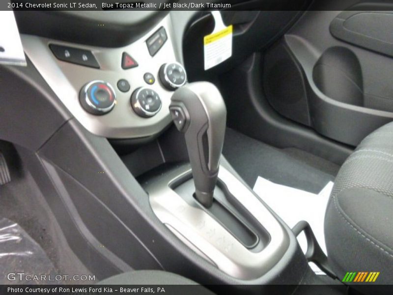 Blue Topaz Metallic / Jet Black/Dark Titanium 2014 Chevrolet Sonic LT Sedan