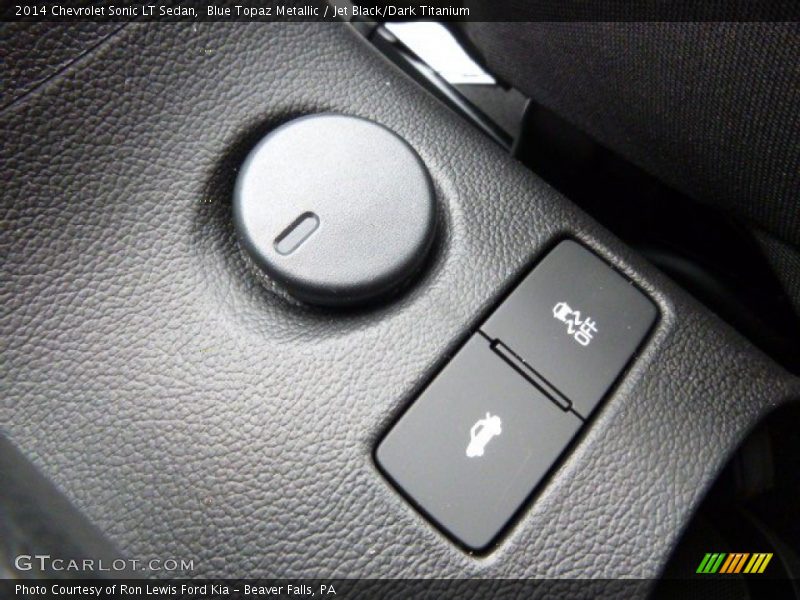 Blue Topaz Metallic / Jet Black/Dark Titanium 2014 Chevrolet Sonic LT Sedan