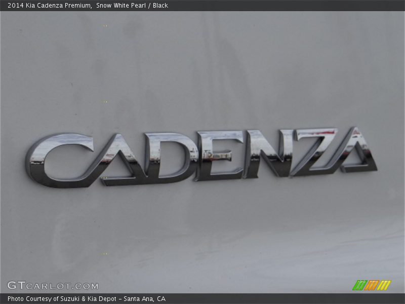 Snow White Pearl / Black 2014 Kia Cadenza Premium