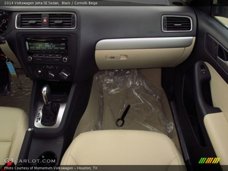 Black / Cornsilk Beige 2014 Volkswagen Jetta SE Sedan