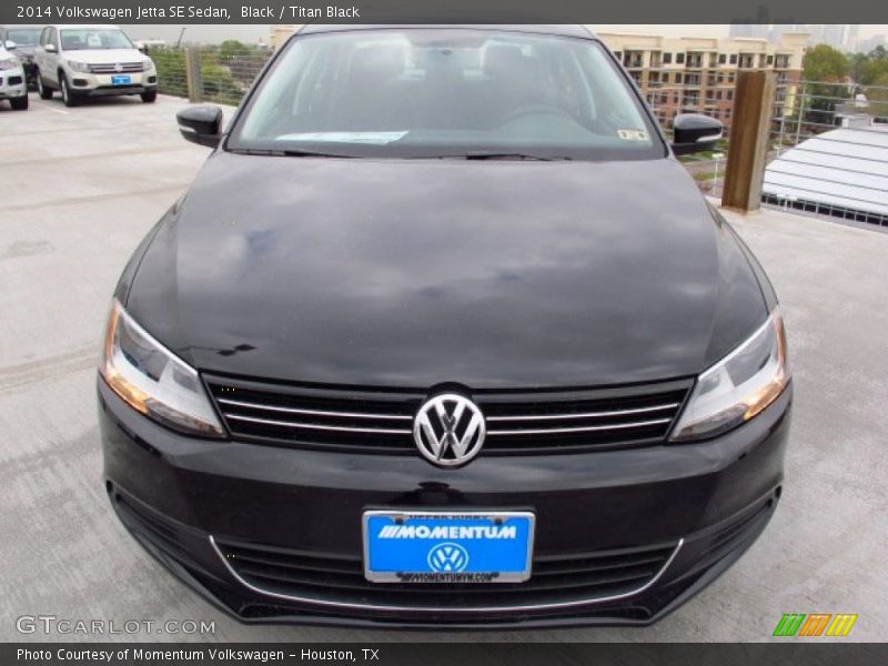 Black / Titan Black 2014 Volkswagen Jetta SE Sedan