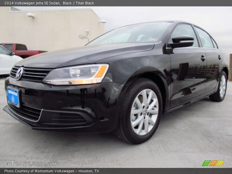Black / Titan Black 2014 Volkswagen Jetta SE Sedan