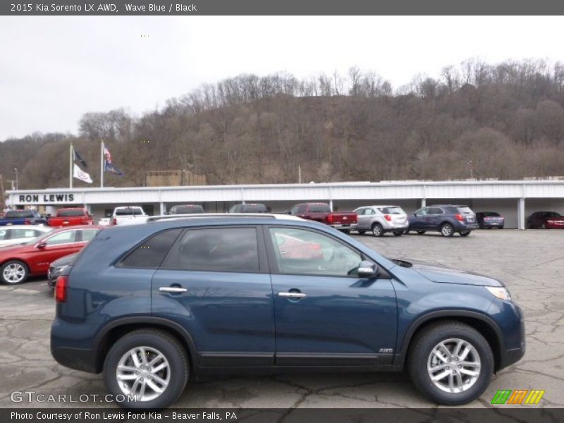 Wave Blue / Black 2015 Kia Sorento LX AWD