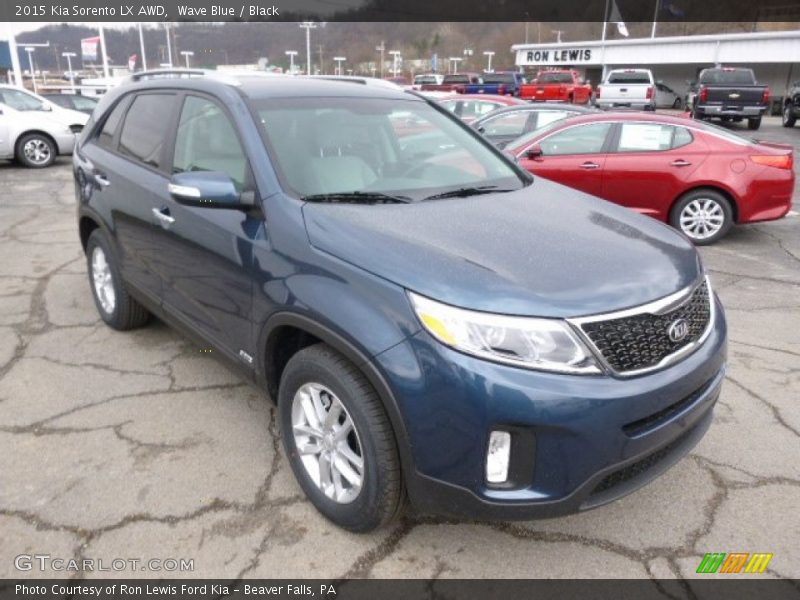 Wave Blue / Black 2015 Kia Sorento LX AWD
