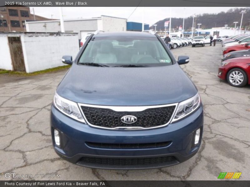 Wave Blue / Black 2015 Kia Sorento LX AWD