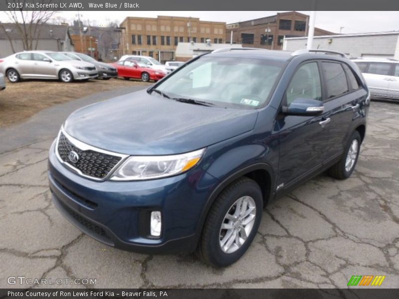 Wave Blue / Black 2015 Kia Sorento LX AWD