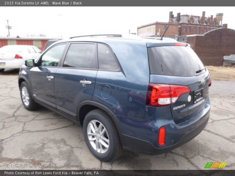 Wave Blue / Black 2015 Kia Sorento LX AWD