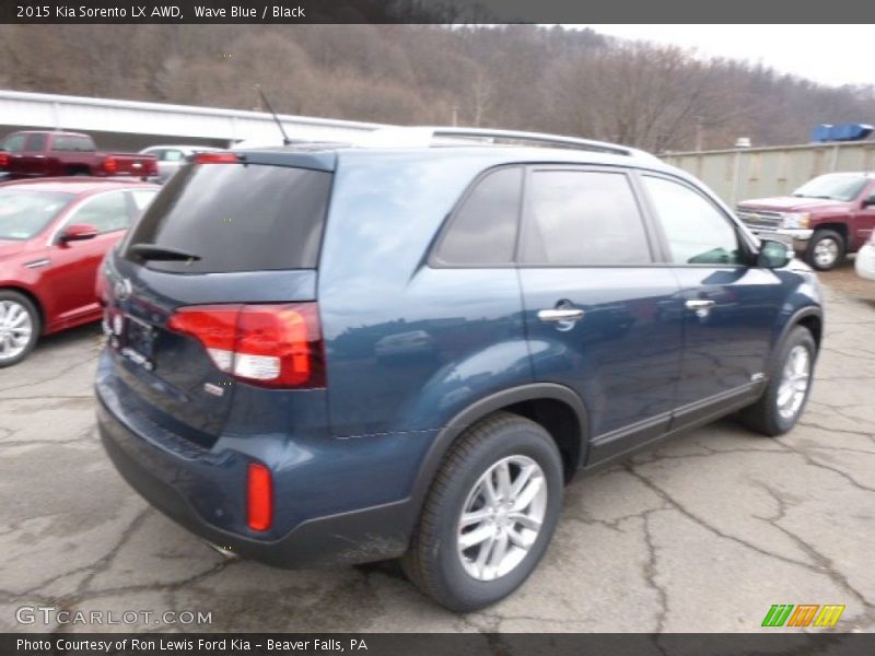 Wave Blue / Black 2015 Kia Sorento LX AWD