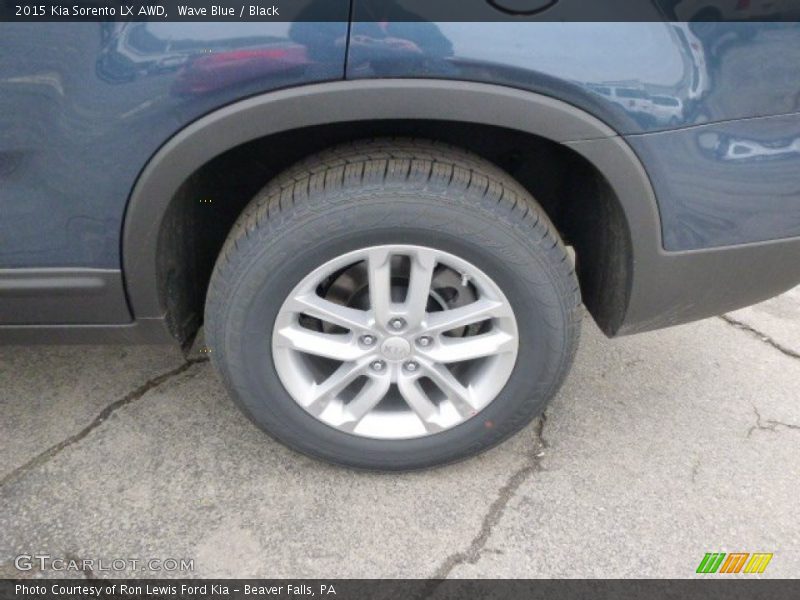Wave Blue / Black 2015 Kia Sorento LX AWD