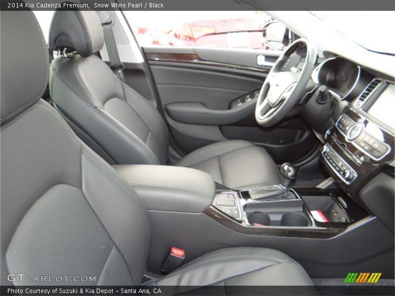 Snow White Pearl / Black 2014 Kia Cadenza Premium