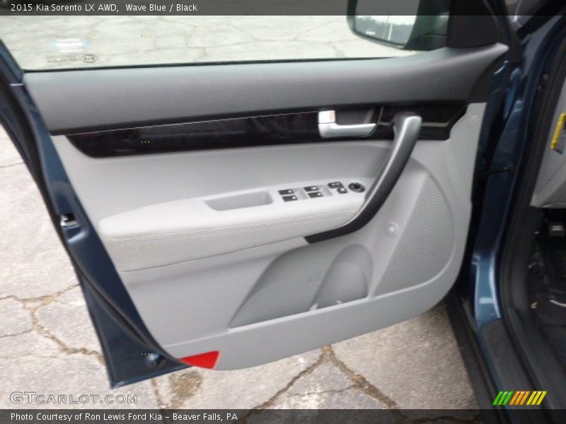 Wave Blue / Black 2015 Kia Sorento LX AWD