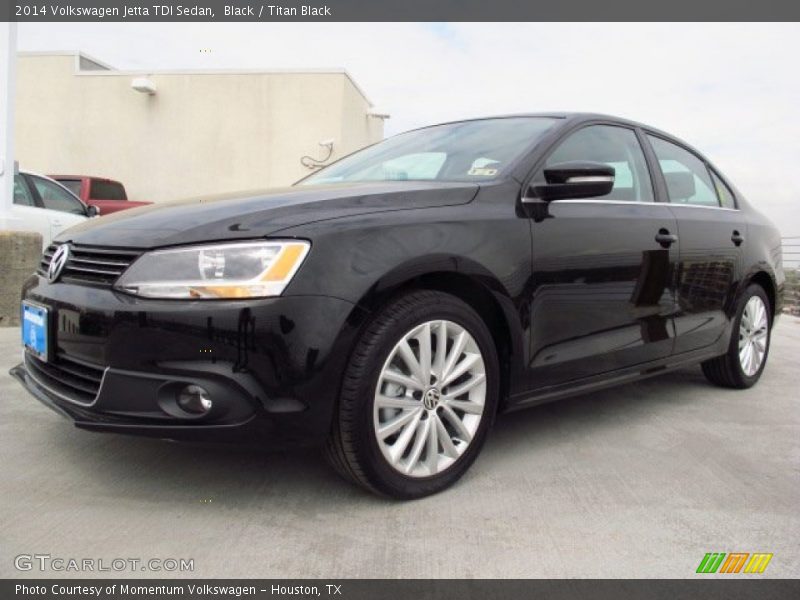 Black / Titan Black 2014 Volkswagen Jetta TDI Sedan