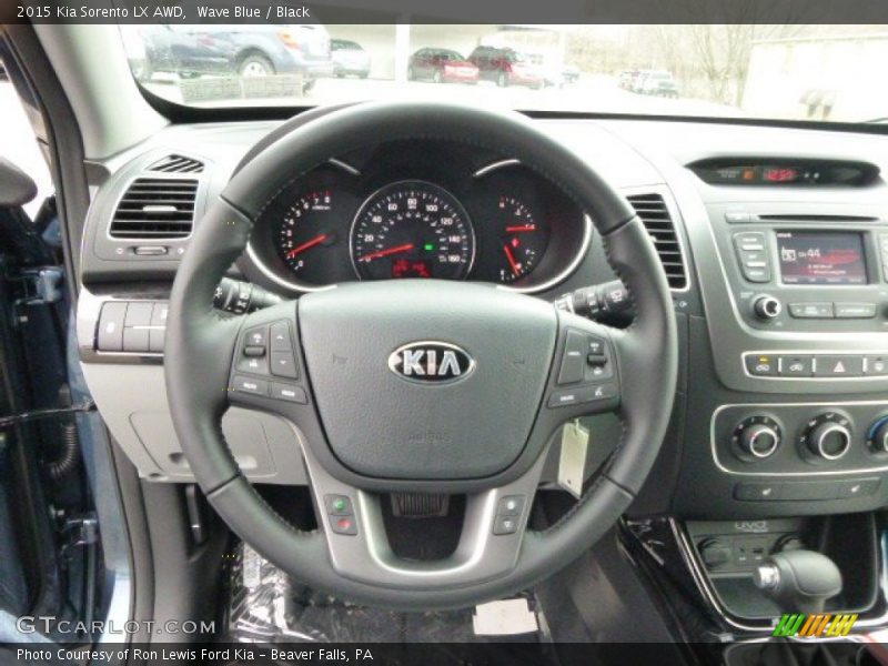 Wave Blue / Black 2015 Kia Sorento LX AWD