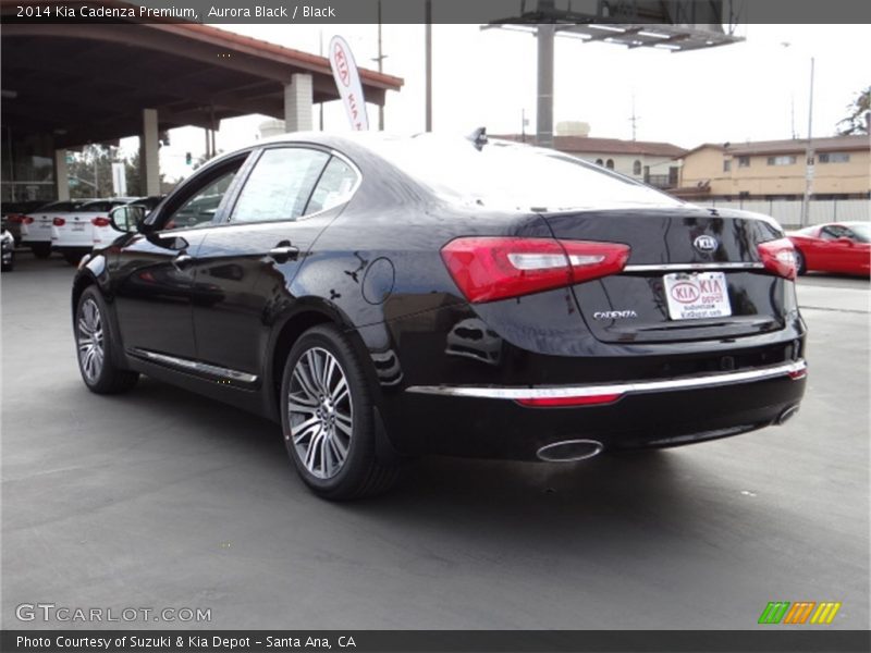 Aurora Black / Black 2014 Kia Cadenza Premium