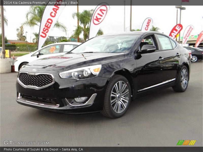 Aurora Black / Black 2014 Kia Cadenza Premium