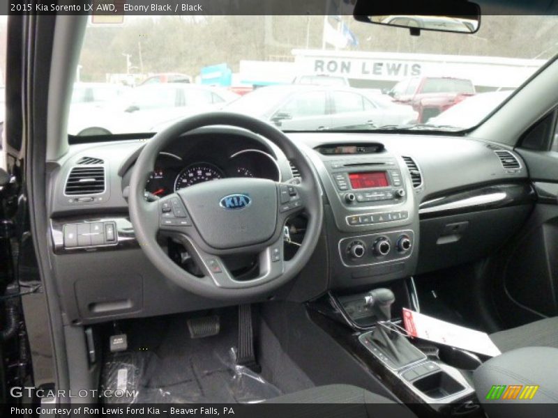 Ebony Black / Black 2015 Kia Sorento LX AWD