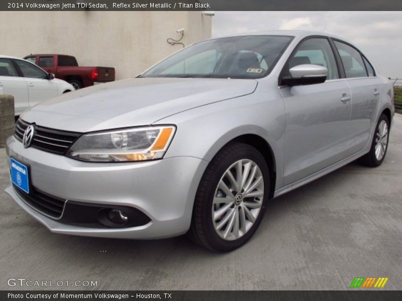 Reflex Silver Metallic / Titan Black 2014 Volkswagen Jetta TDI Sedan