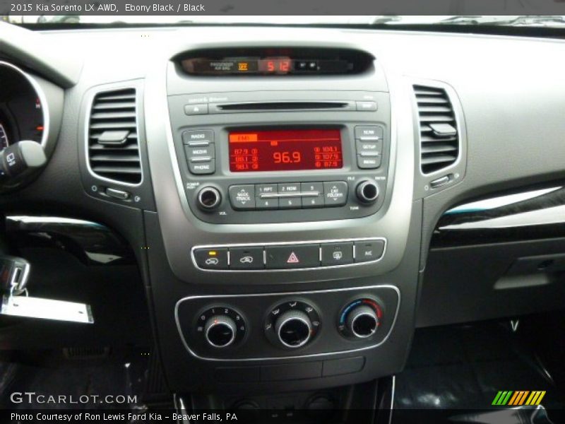 Ebony Black / Black 2015 Kia Sorento LX AWD