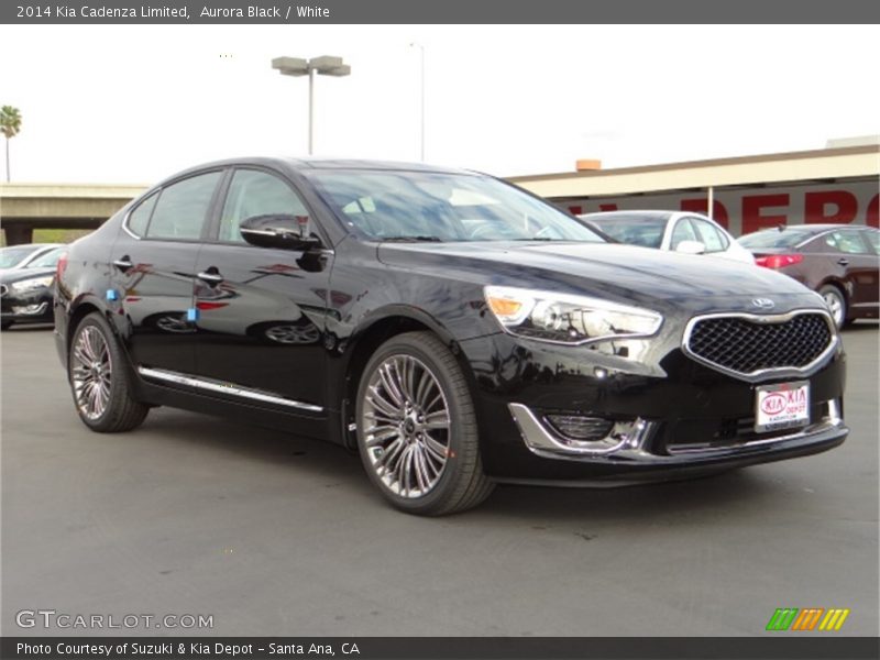 Aurora Black / White 2014 Kia Cadenza Limited