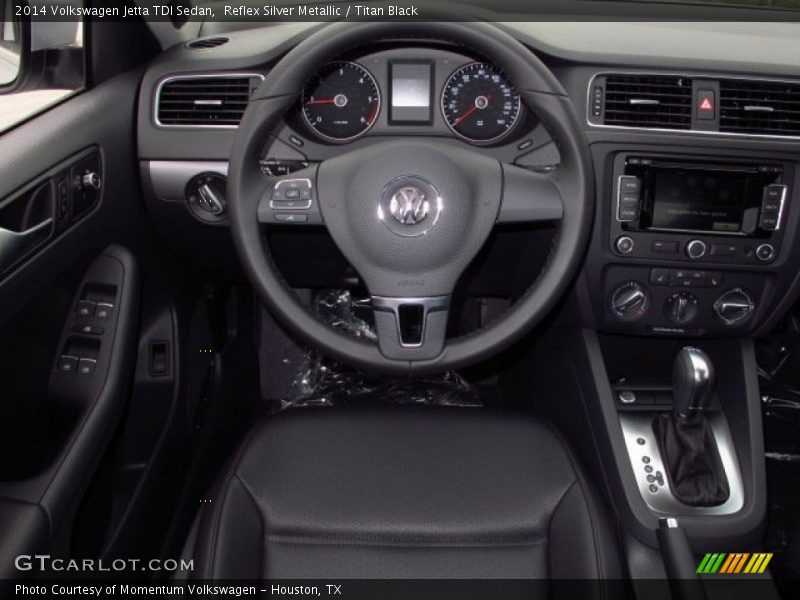 Reflex Silver Metallic / Titan Black 2014 Volkswagen Jetta TDI Sedan