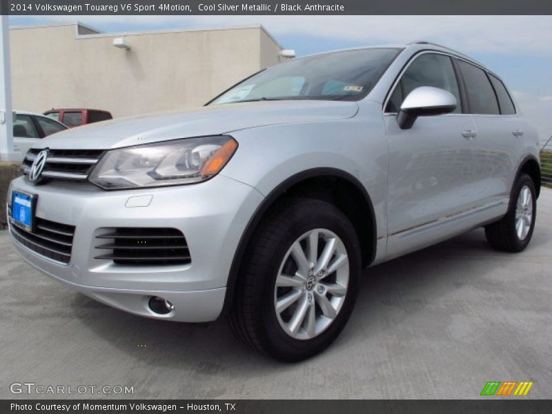 Cool Silver Metallic / Black Anthracite 2014 Volkswagen Touareg V6 Sport 4Motion